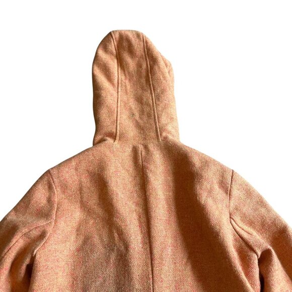 Tasi Malibu Urban Outfitters Orange Embroidered Coat Jacket Sherpa Size Small - Picture 7 of 13